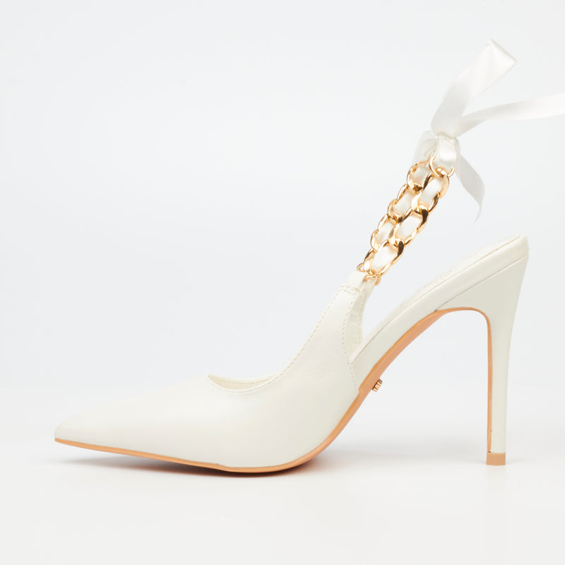 MIss Black Lola 29 Court - White footwear Miss Black   