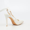 MIss Black Lola 29 Court - White footwear Miss Black