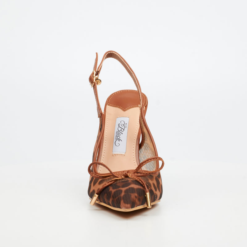 Miss Black Lola 30 Court - Tan footwear Miss Black