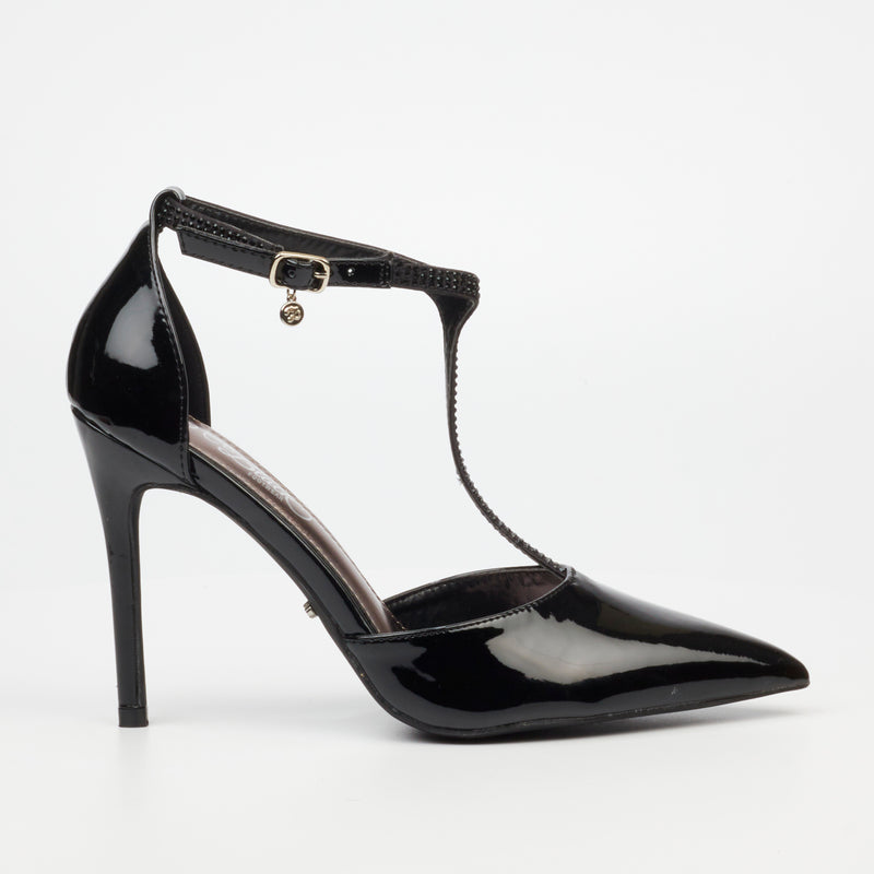 Miss Black Lola 31 Court - Black footwear Miss Black   