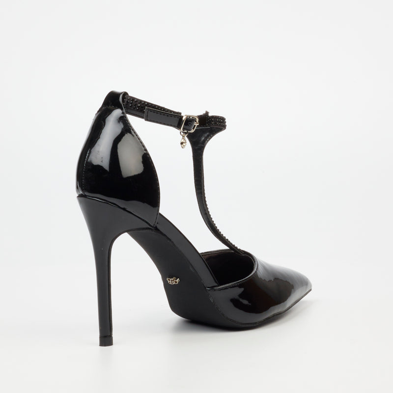 Miss Black Lola 31 Court - Black footwear Miss Black   