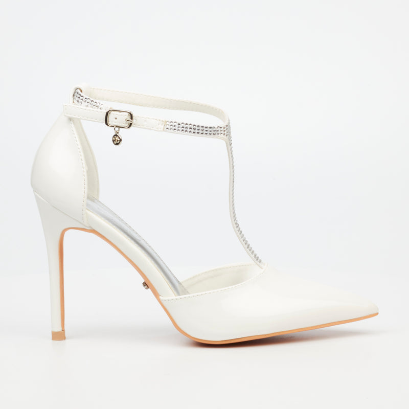 Miss Black Lola 31 Court - White footwear Miss Black   