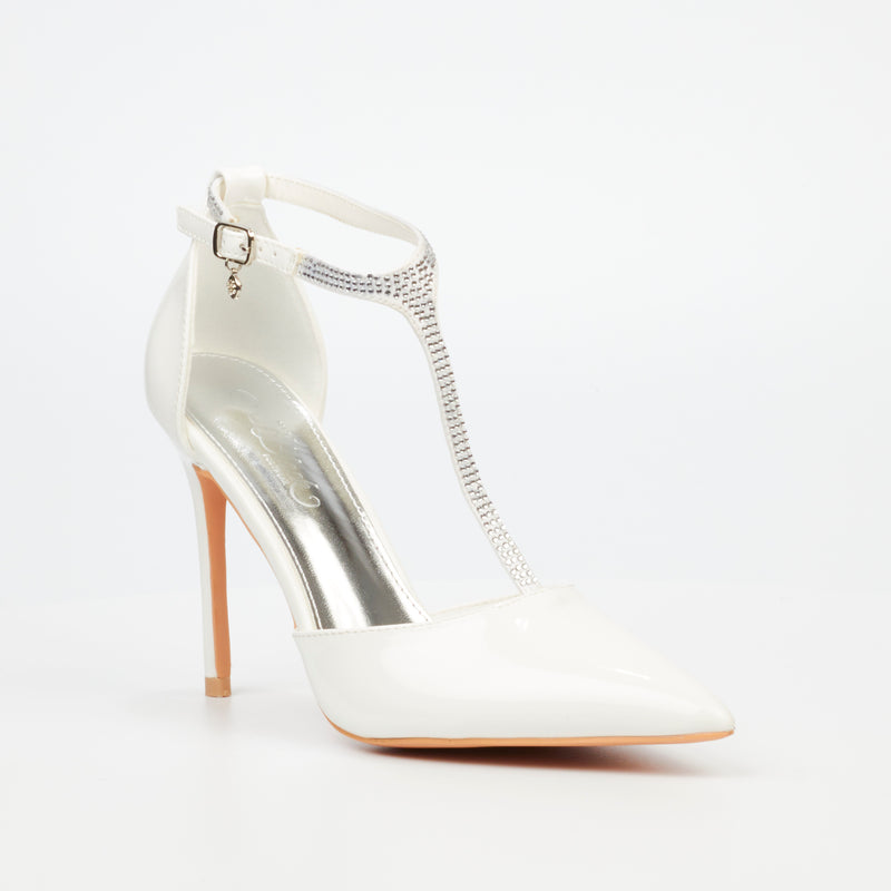 Miss Black Lola 31 Court - White footwear Miss Black   