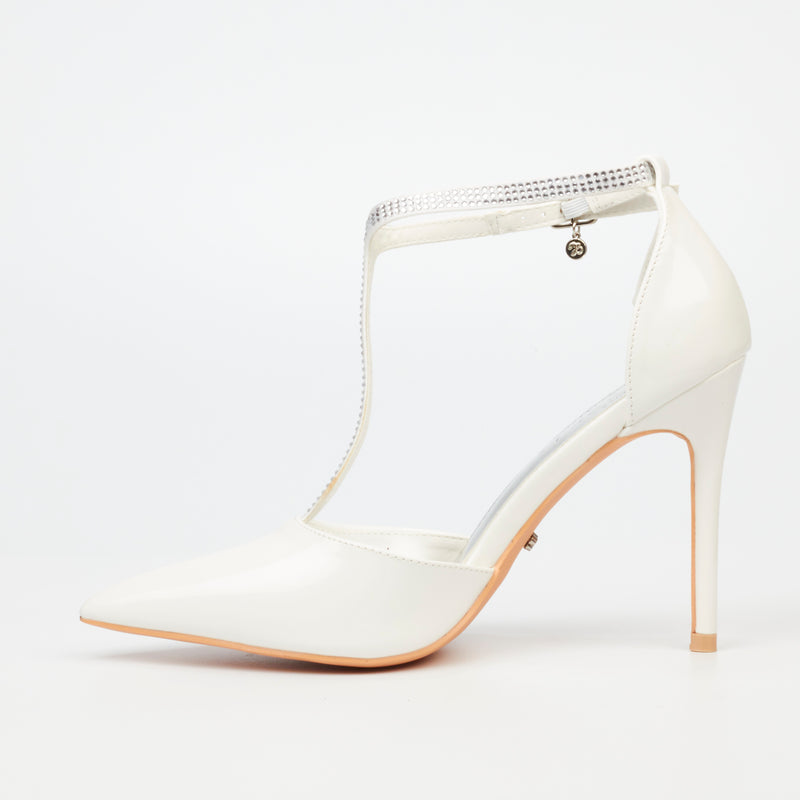 Miss Black Lola 31 Court - White footwear Miss Black   