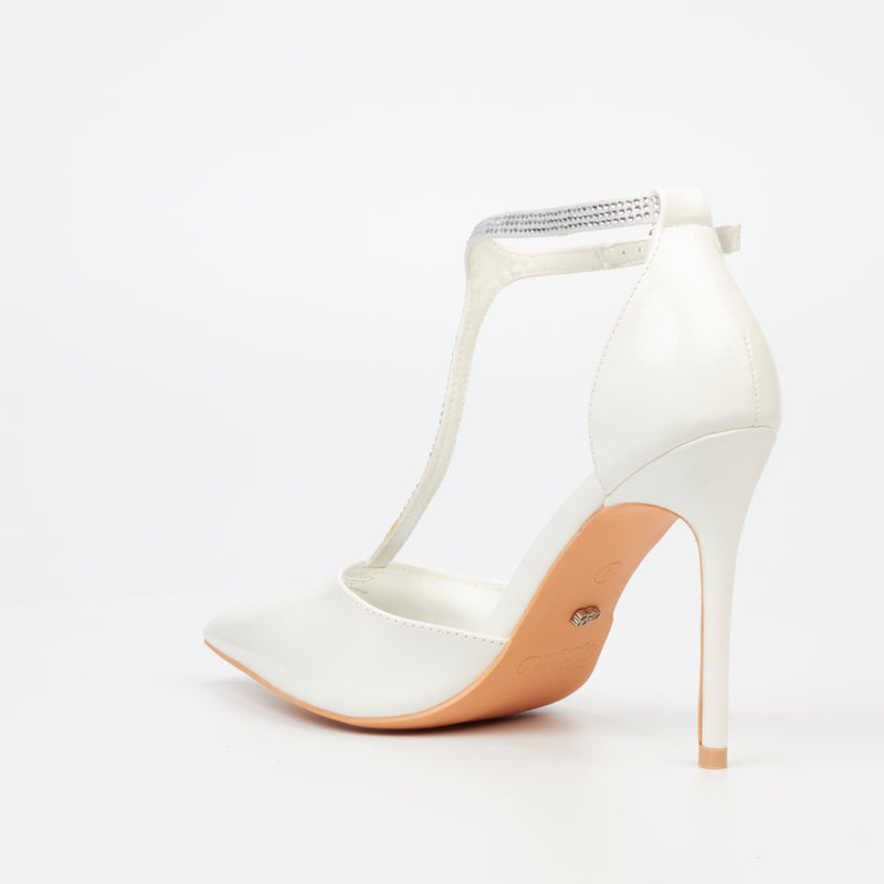 Miss Black Lola 31 Court - White footwear Miss Black   