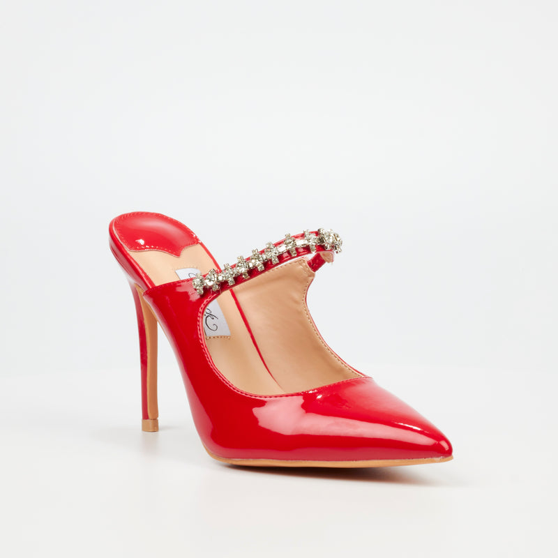 Miss Black Lola 33 Court - Red footwear Miss Black   