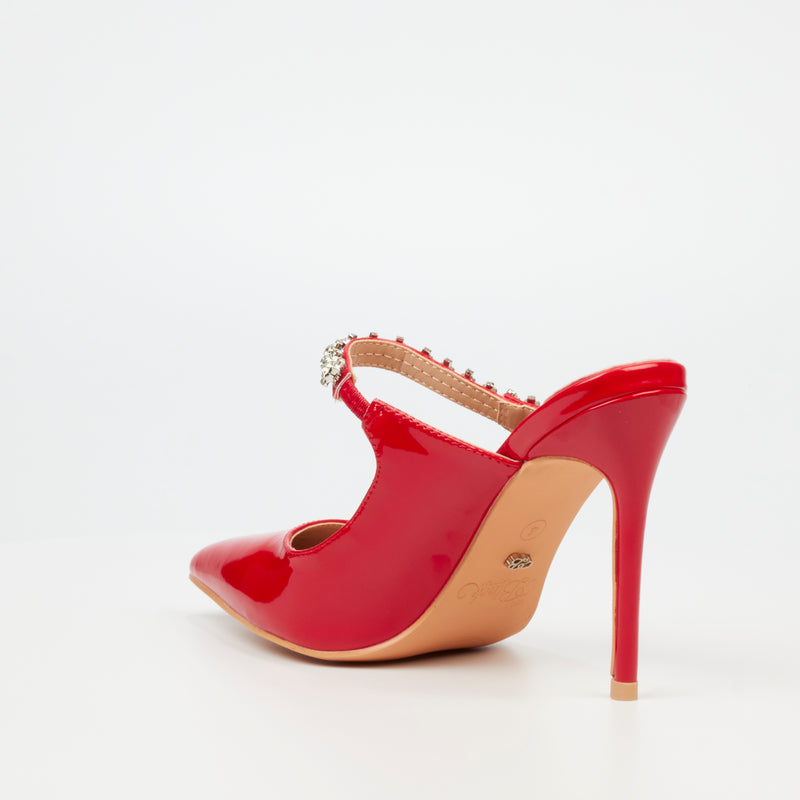 Miss Black Lola 33 Court - Red footwear Miss Black   