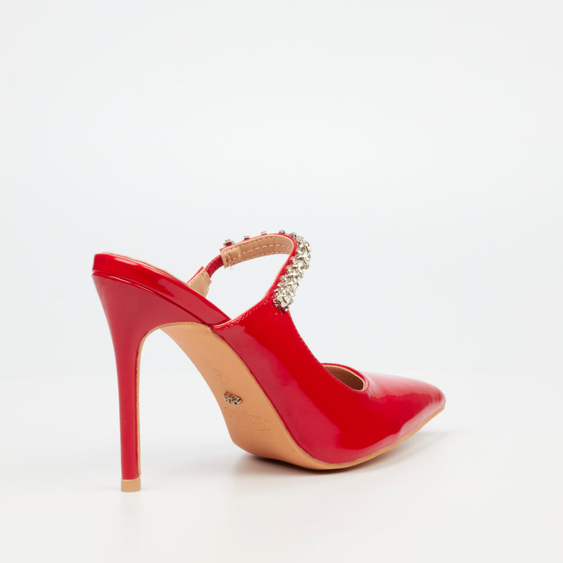 Miss Black Lola 33 Court - Red footwear Miss Black   