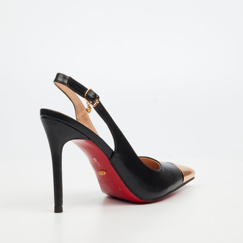 Miss Black Lola 34 Court - Black footwear Miss Black