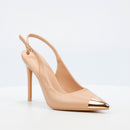 Miss Black Lola 34 Court - Nude footwear Miss Black