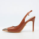 Miss Black Lola 34 Court - Tan footwear Miss Black