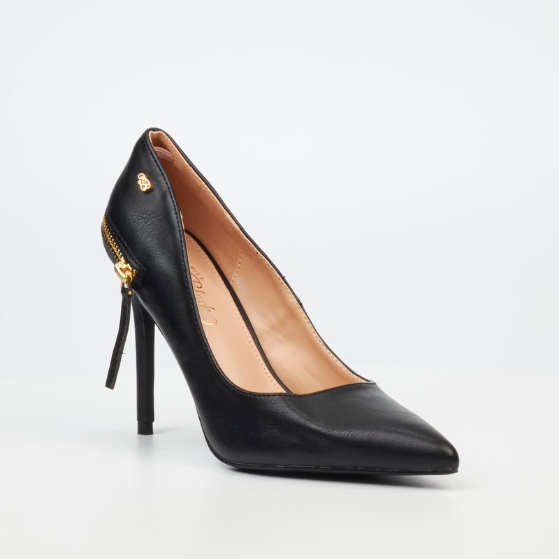 Miss Black Lola 40 Court - Black footwear Miss Black