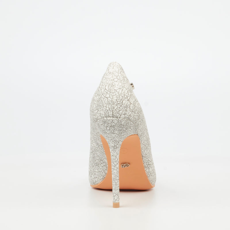 MIss Black Lola 45 Court - White footwear Miss Black