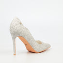 MIss Black Lola 45 Court - White footwear Miss Black