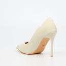 Miss Black Lola 47 Court - Champagne footwear Miss Black