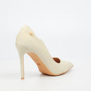 Miss Black Lola 47 Court - Champagne footwear Miss Black