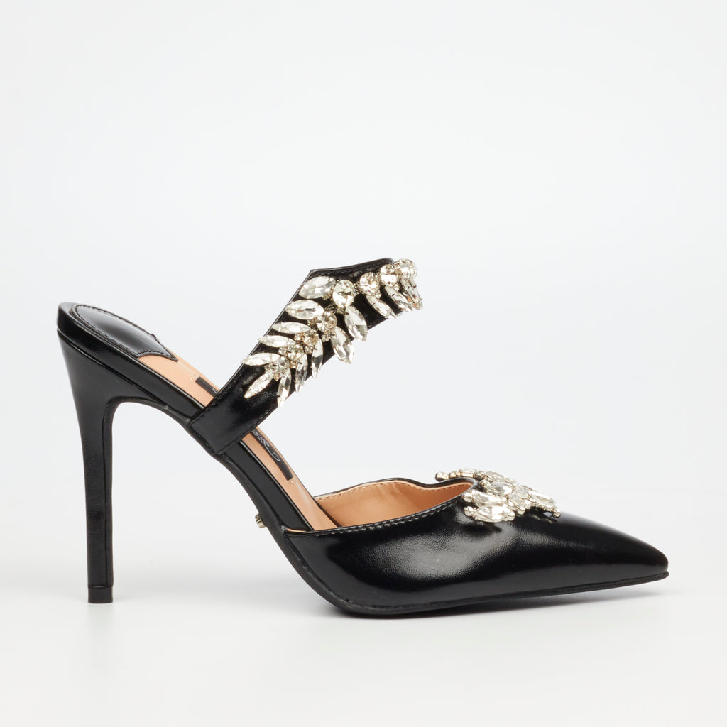 Miss Black Lola 50 Court - Black footwear Miss Black