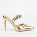 Miss Black Lola 50 Court - Gold footwear Miss Black