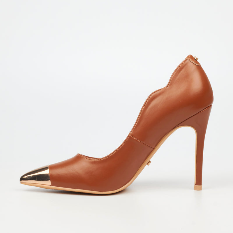 Miss Black Lola 53 Court - Tan footwear Miss Black