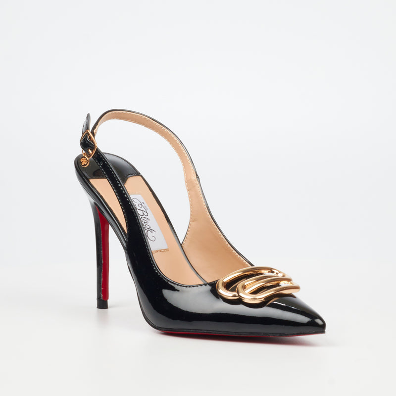Miss Black Lola 57 Court - Black footwear Miss Black