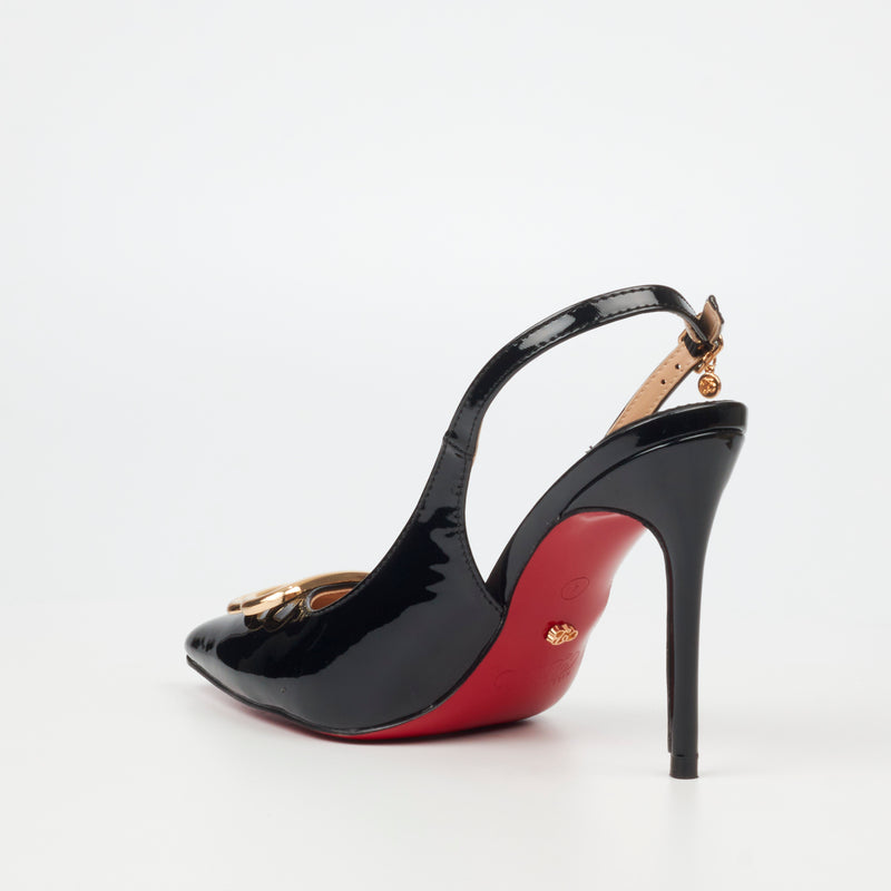 Miss Black Lola 57 Court - Black footwear Miss Black