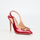 Miss Black Lola 57 Court - Red footwear Miss Black