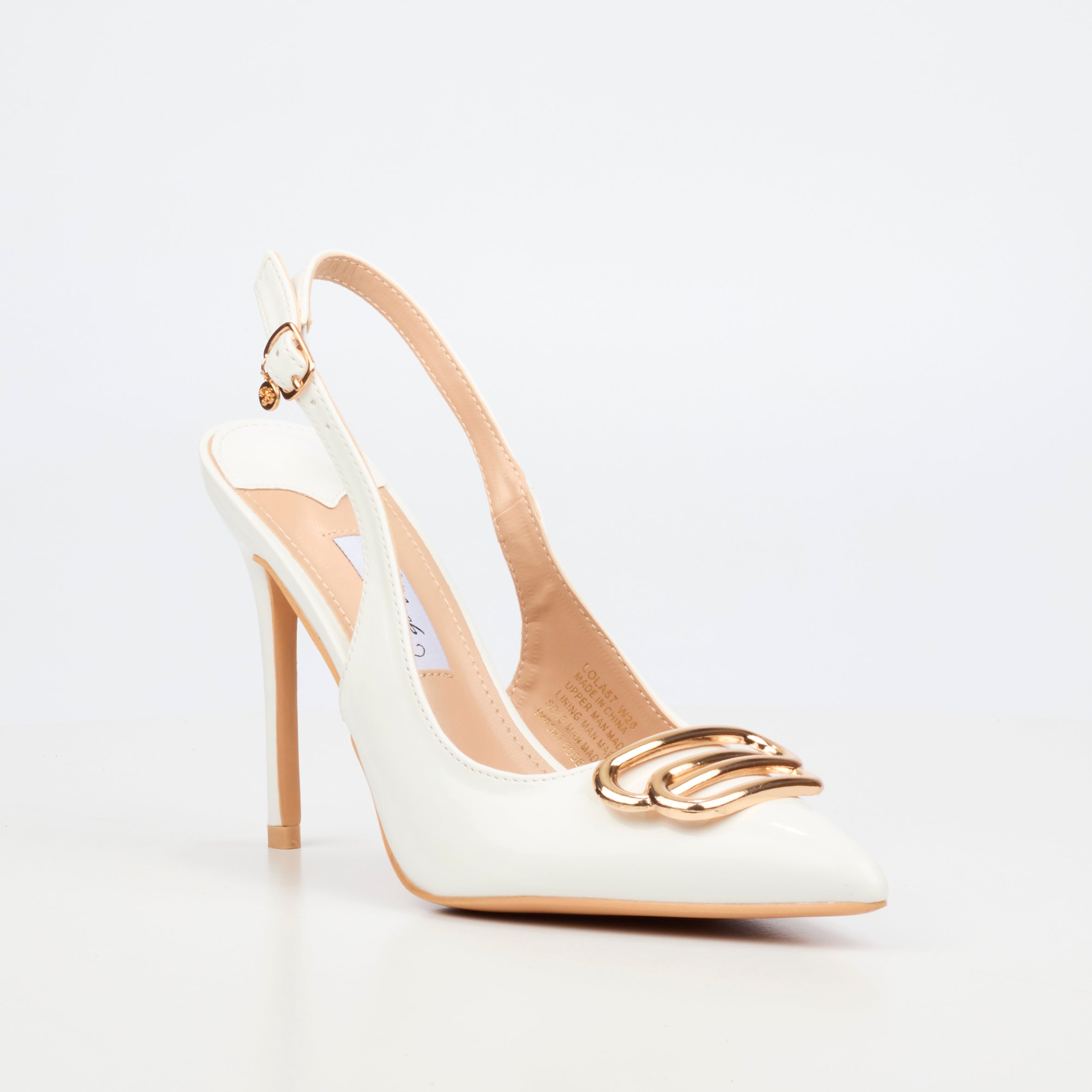 Miss Black Lola 57 Court - White footwear Miss Black