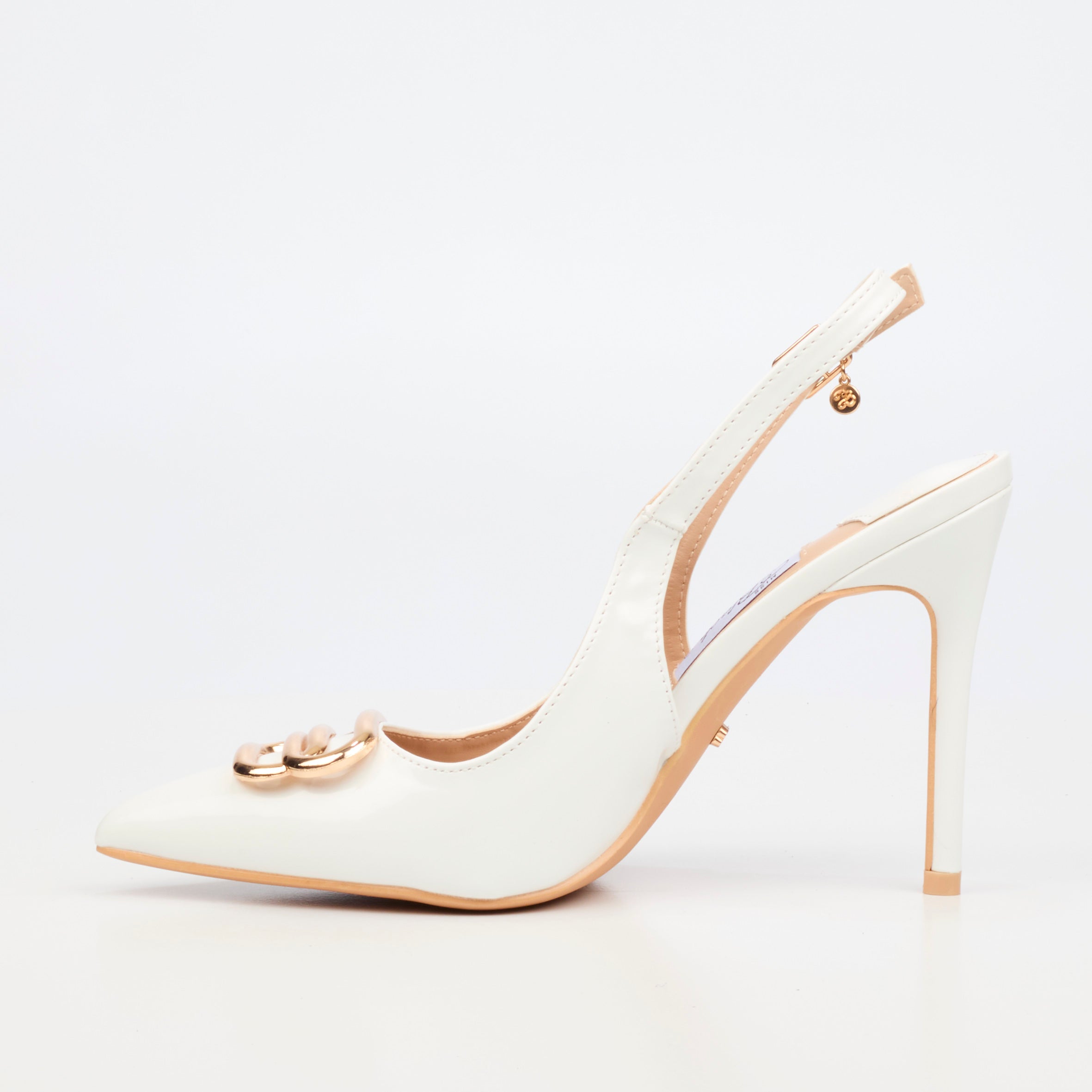 Miss Black Lola 57 Court - White footwear Miss Black