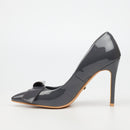 Miss Black Lola 65 Court - Charcoal footwear Miss Black