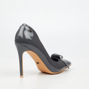 Miss Black Lola 65 Court - Charcoal footwear Miss Black