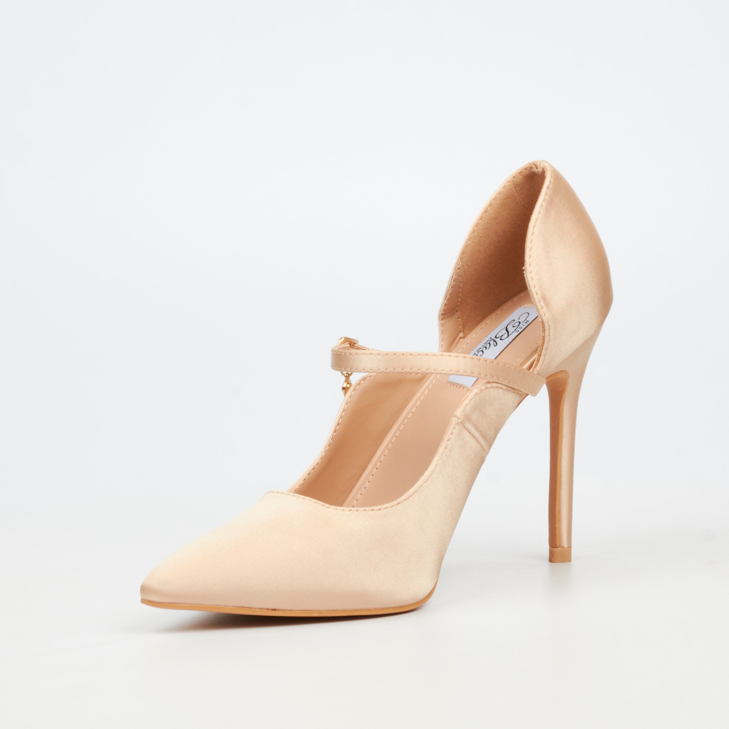Miss Black Lola 67 Court - Champagne footwear Miss Black