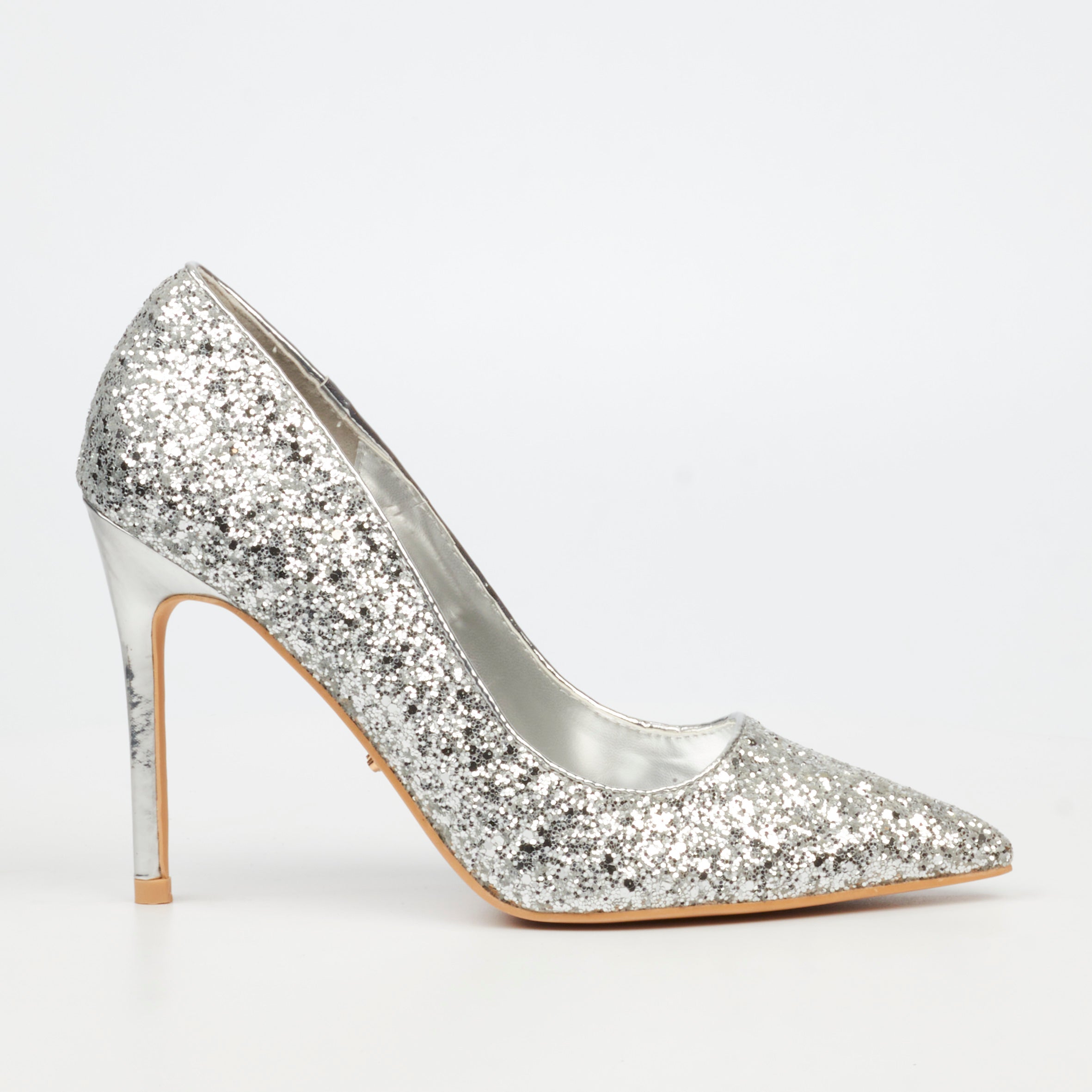 Miss Black Lola 70 Court - Silver footwear Miss Black