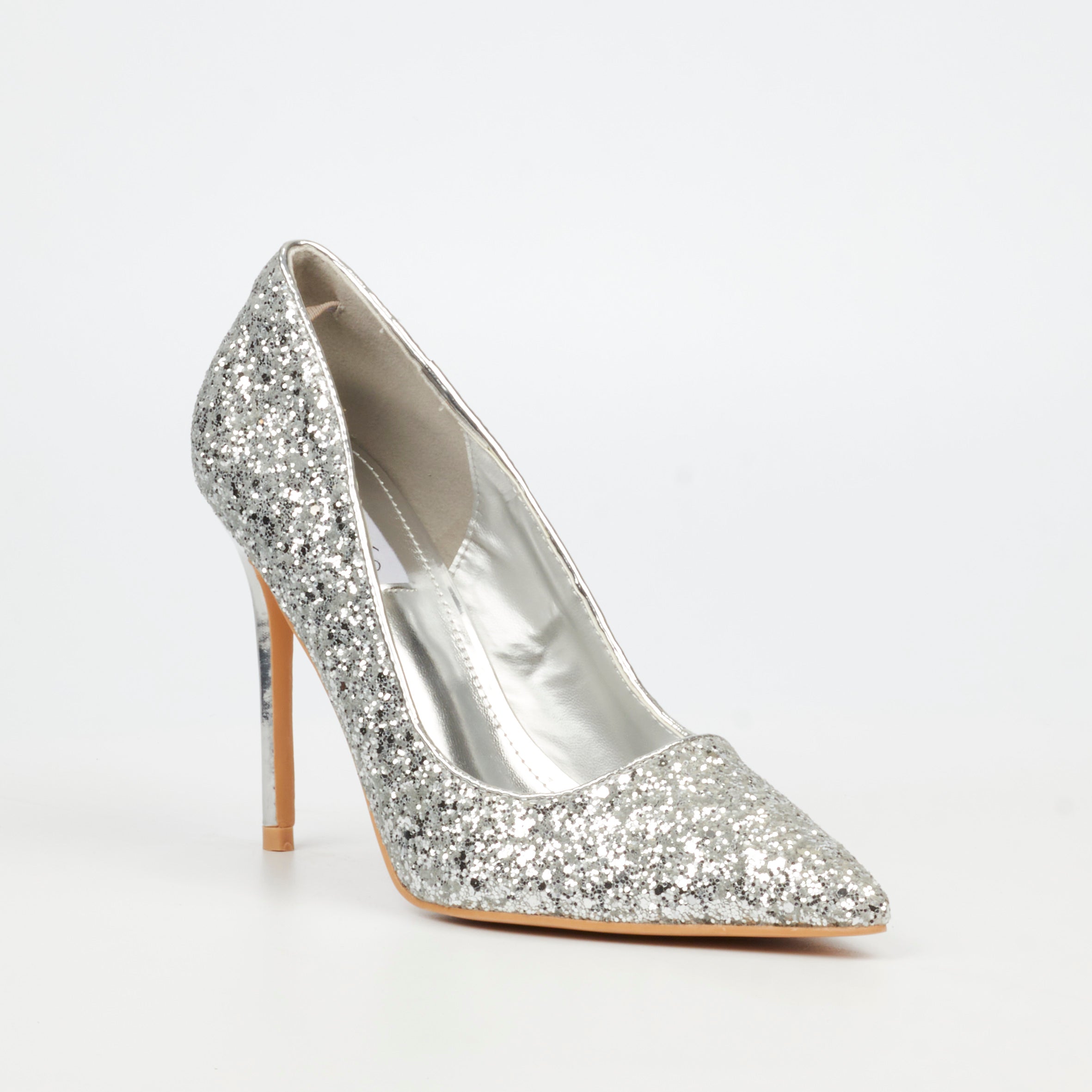 Miss Black Lola 70 Court - Silver footwear Miss Black