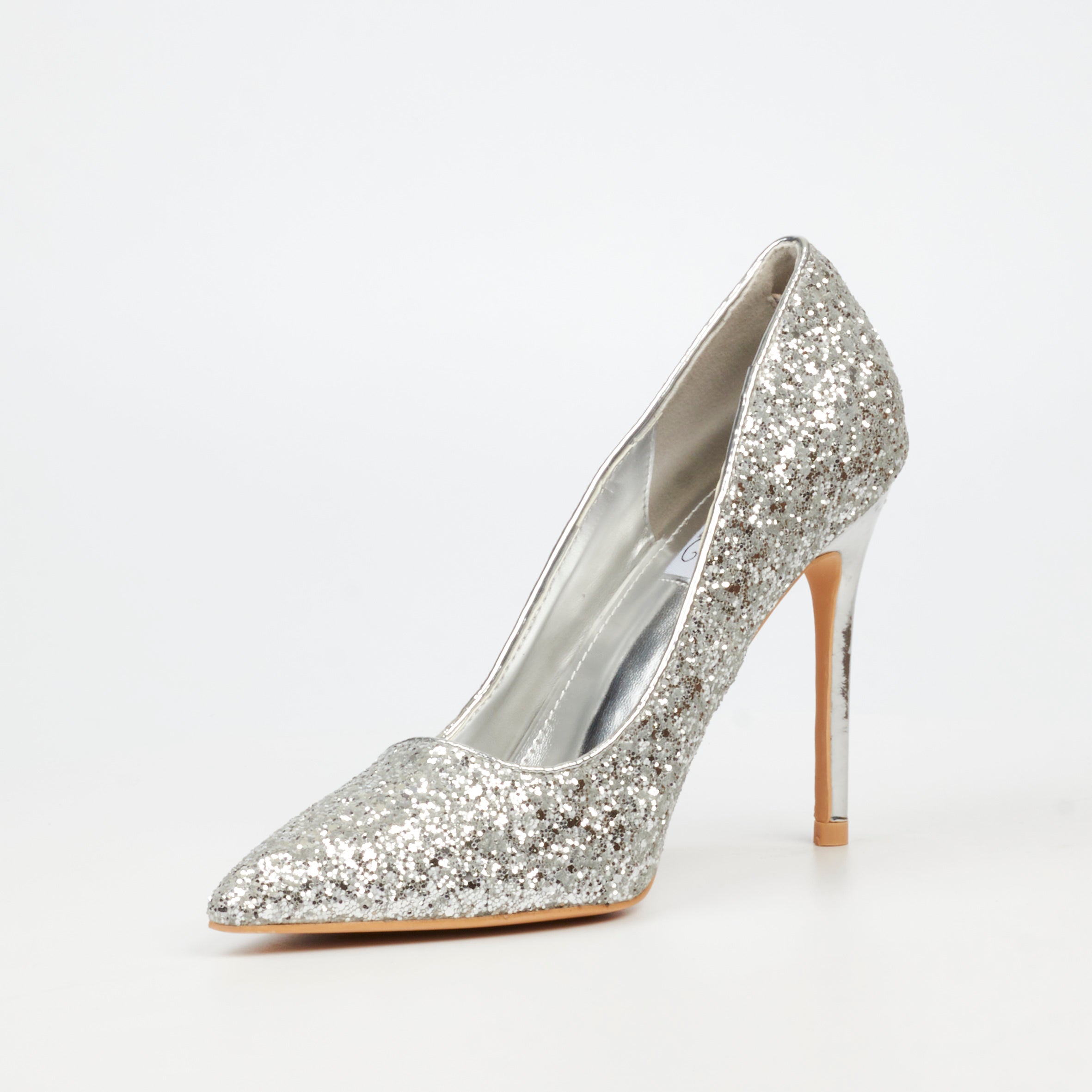 Miss Black Lola 70 Court - Silver footwear Miss Black