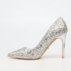 Miss Black Lola 70 Court - Silver footwear Miss Black