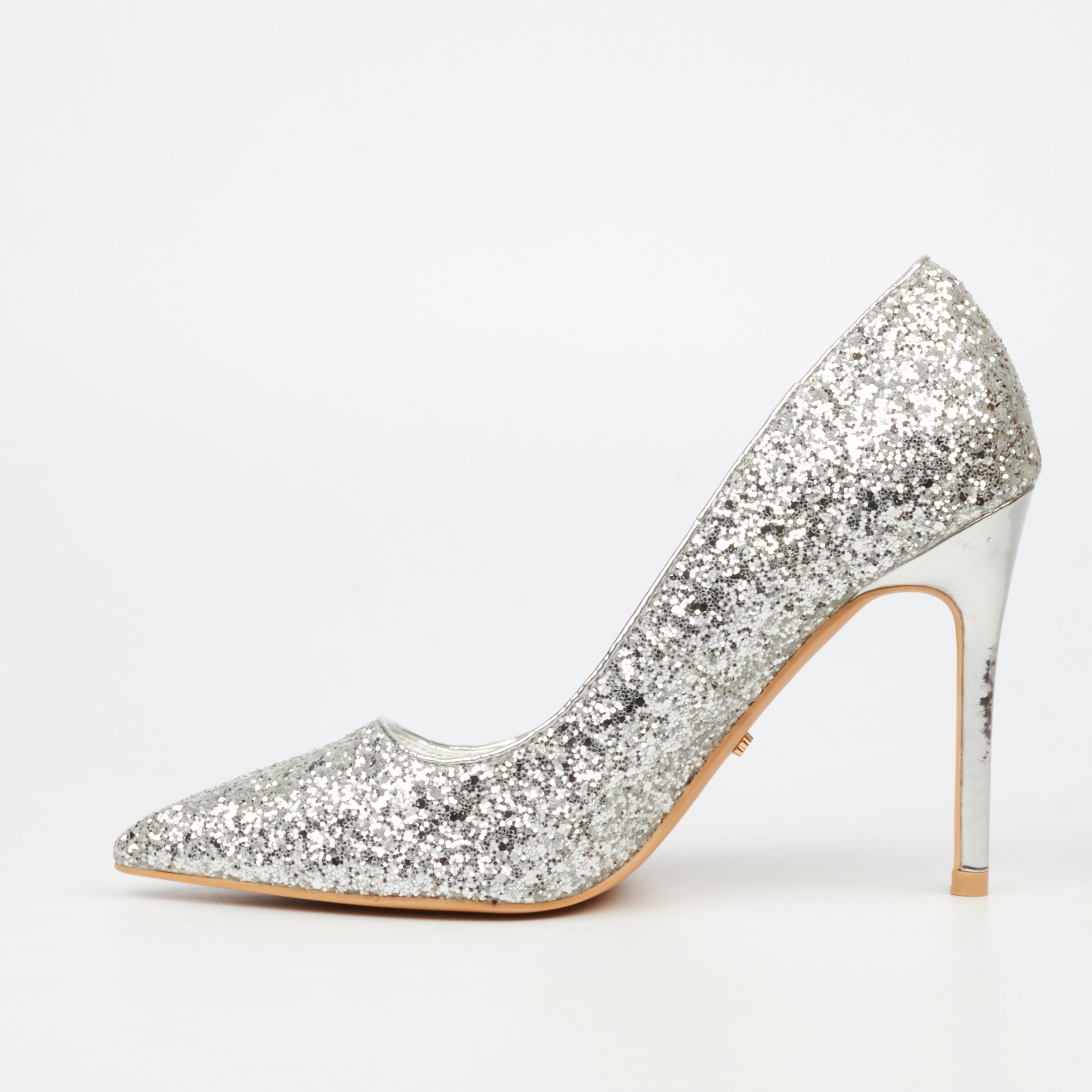 Miss Black Lola 70 Court - Silver footwear Miss Black