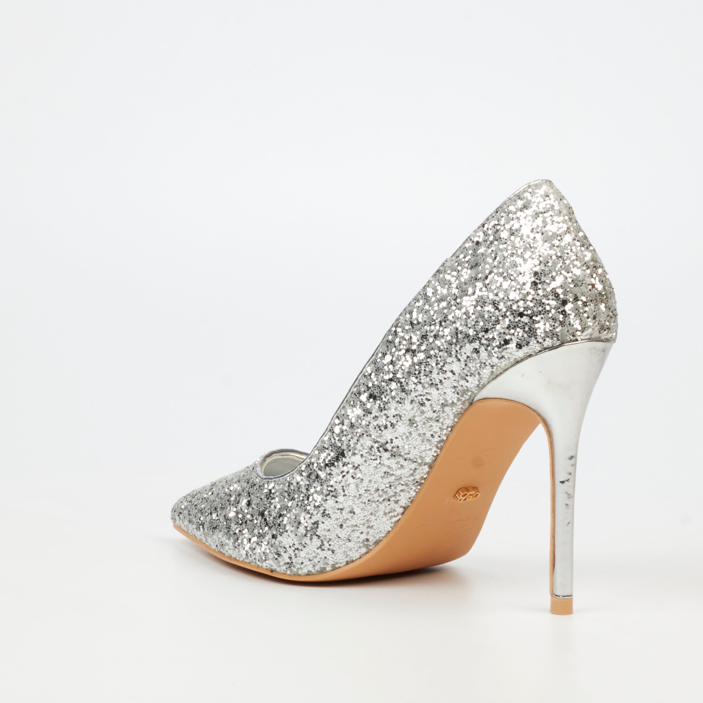Miss Black Lola 70 Court - Silver footwear Miss Black