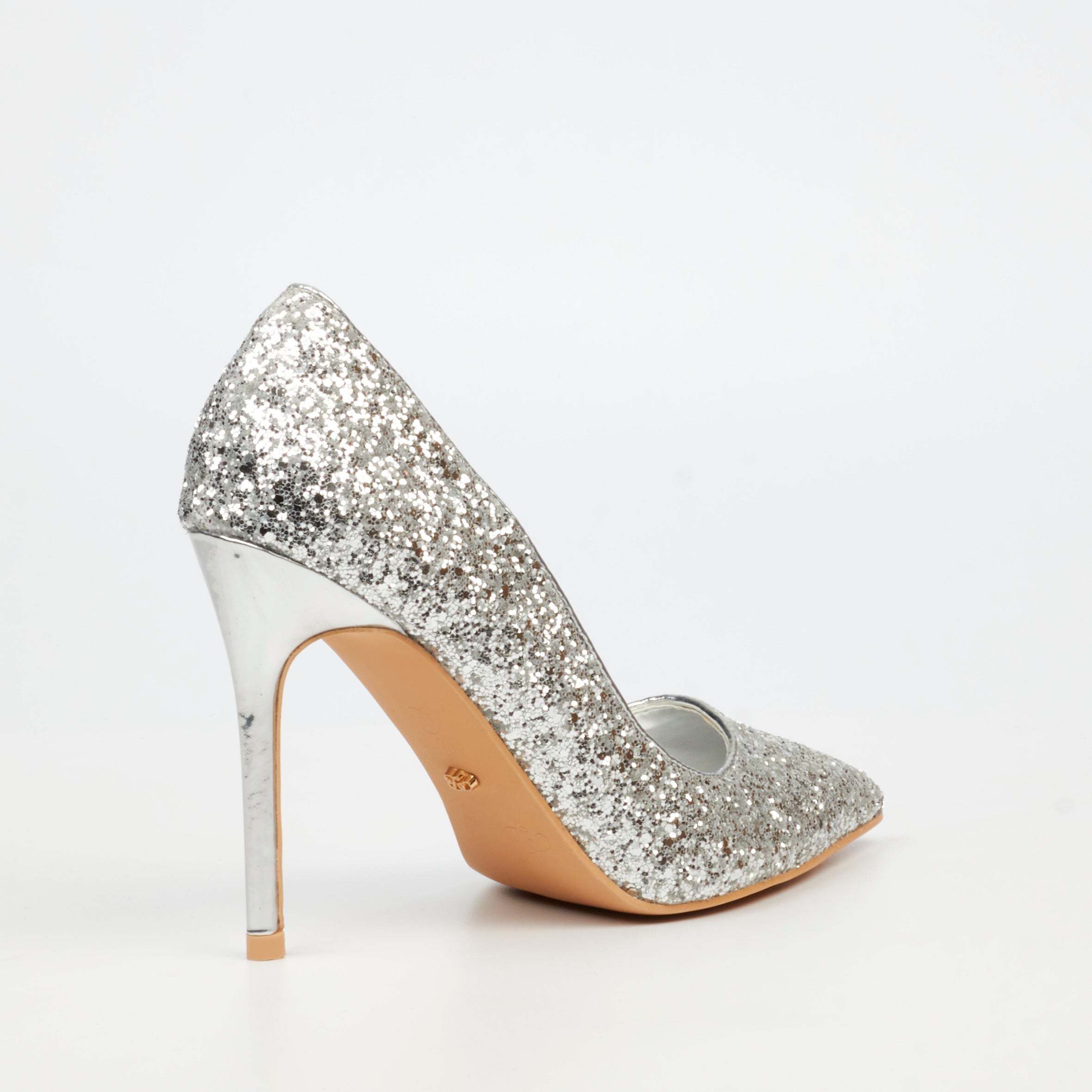 Miss Black Lola 70 Court - Silver footwear Miss Black
