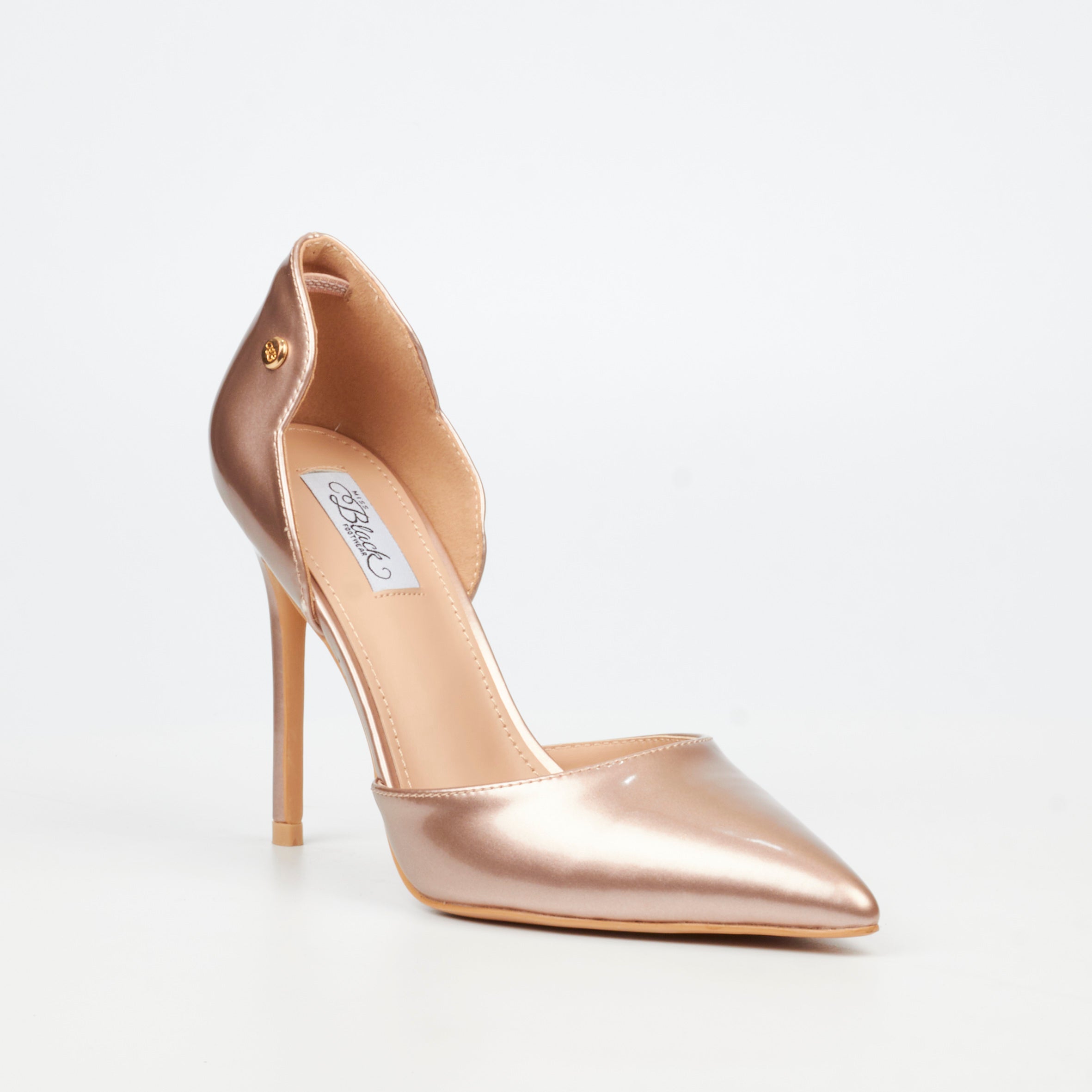 Miss Black Lola 72 Court - Rose Gold footwear Miss Black