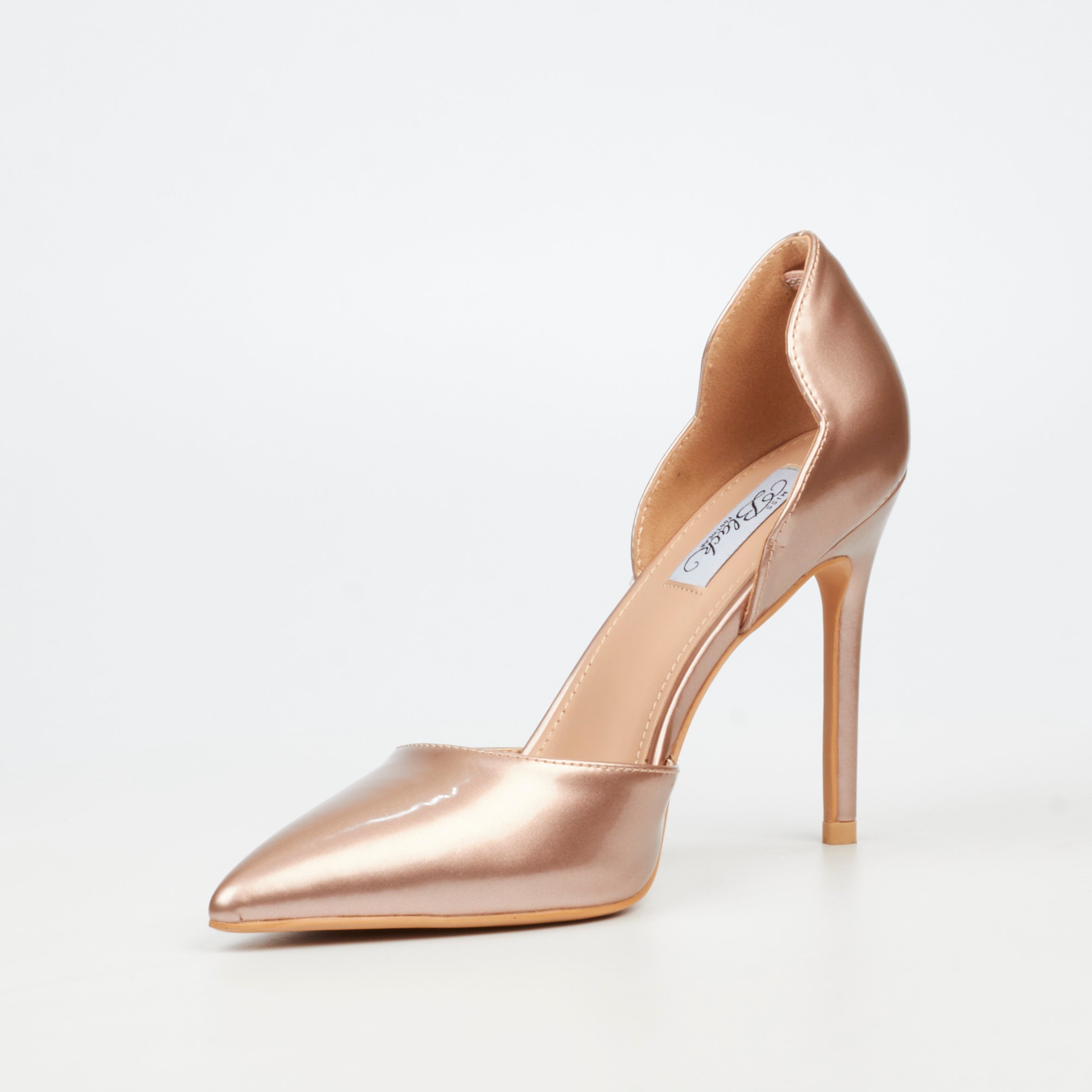 Miss Black Lola 72 Court - Rose Gold footwear Miss Black