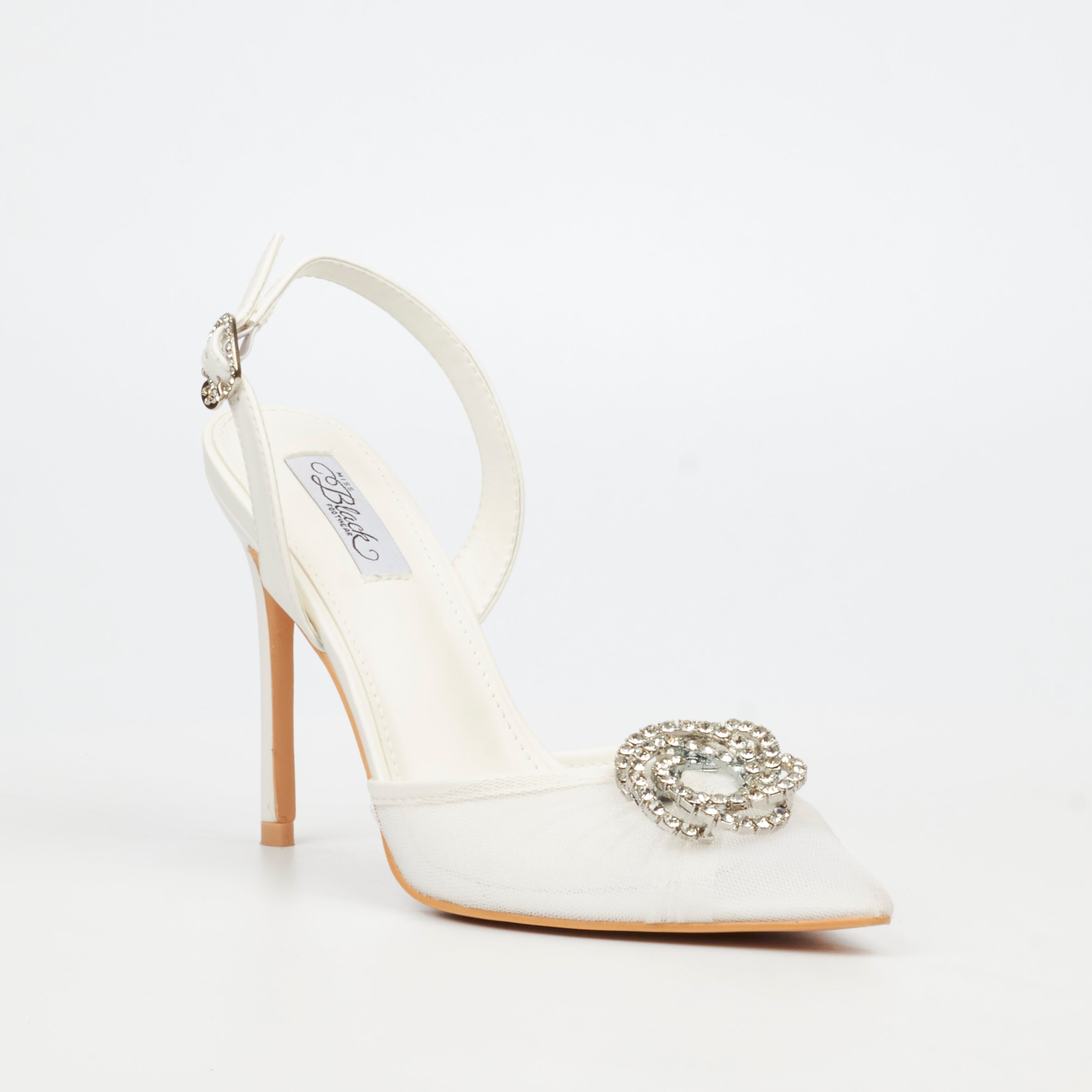 Miss Black Lola 73 Court - White footwear Miss Black