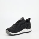 Urbanart Loop 2 Faux Nubuck Sneaker - Black footwear UBRT