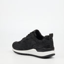 Urbanart Loop 2 Faux Nubuck Sneaker - Black footwear UBRT