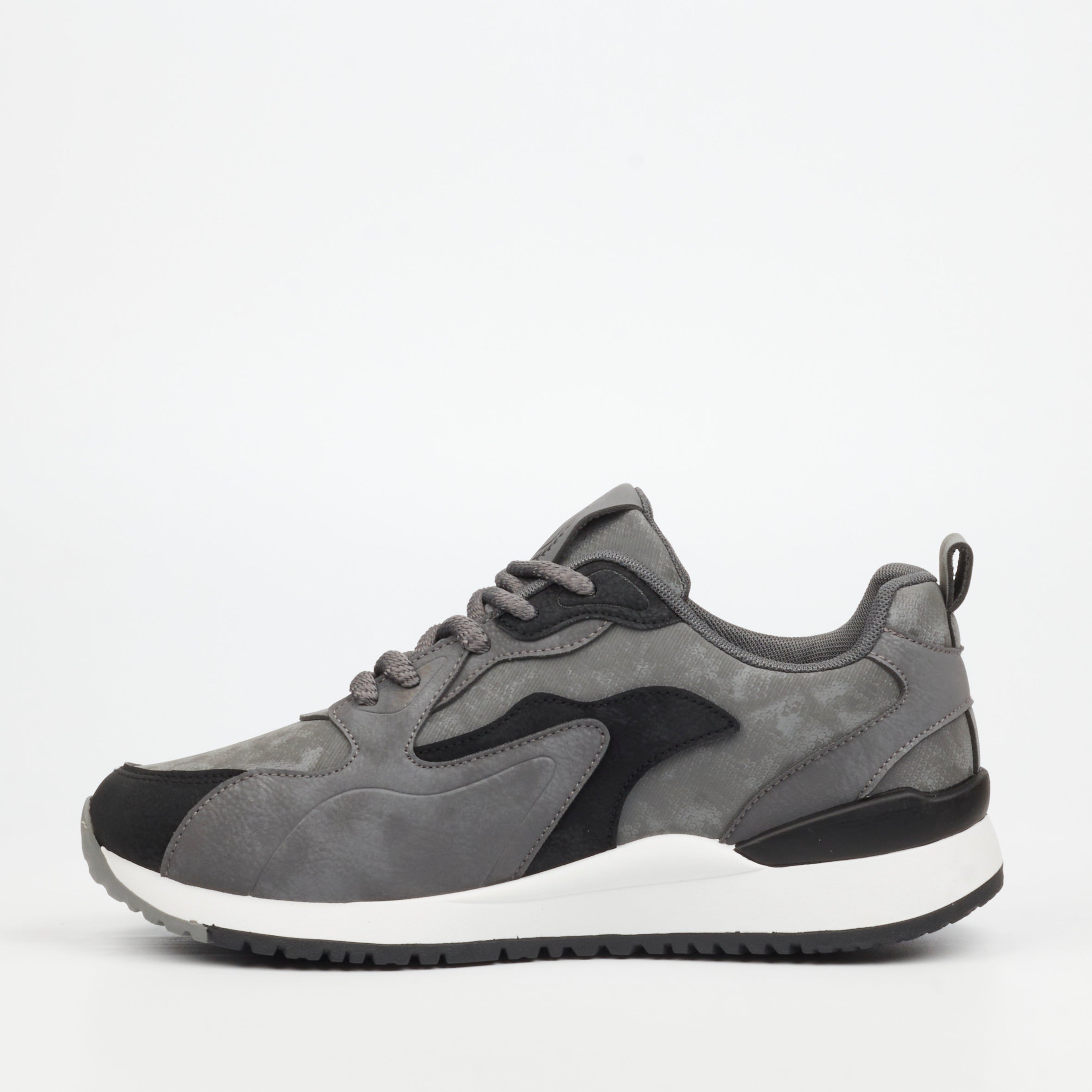 Urbanart Loop 2 Faux Nubuck Sneaker - Grey footwear UBRT