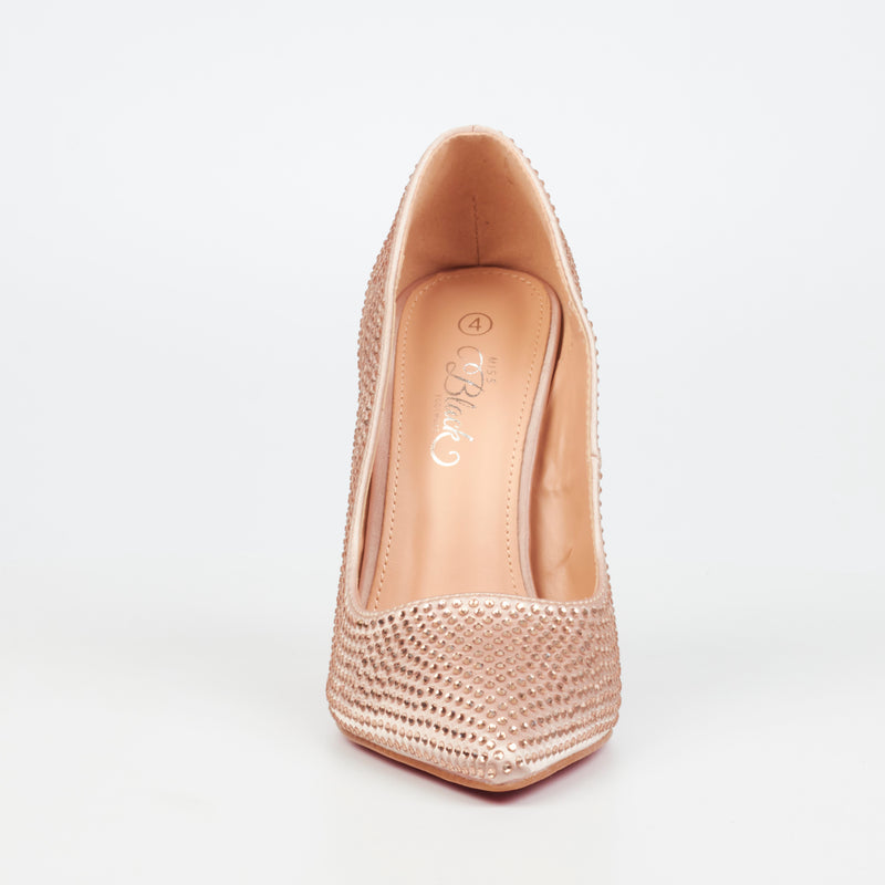 Miss Black Lou 27 - Nude footwear Miss Black   