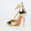 Miss Black Lou 31 Court - Gold footwear Miss Black