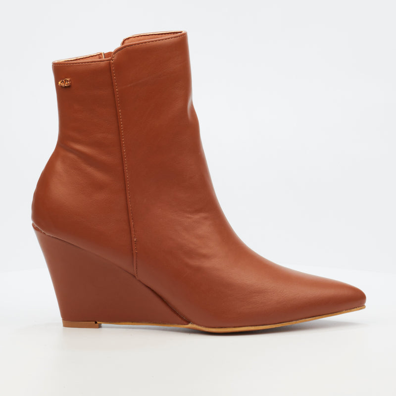 Miss Black Love 1 Ankle Boot - Chocolate footwear Miss Black   