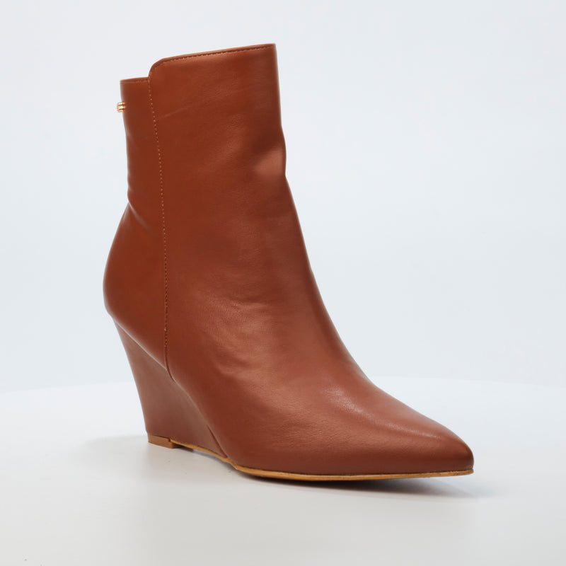 Miss Black Love 1 Ankle Boot - Chocolate footwear Miss Black   