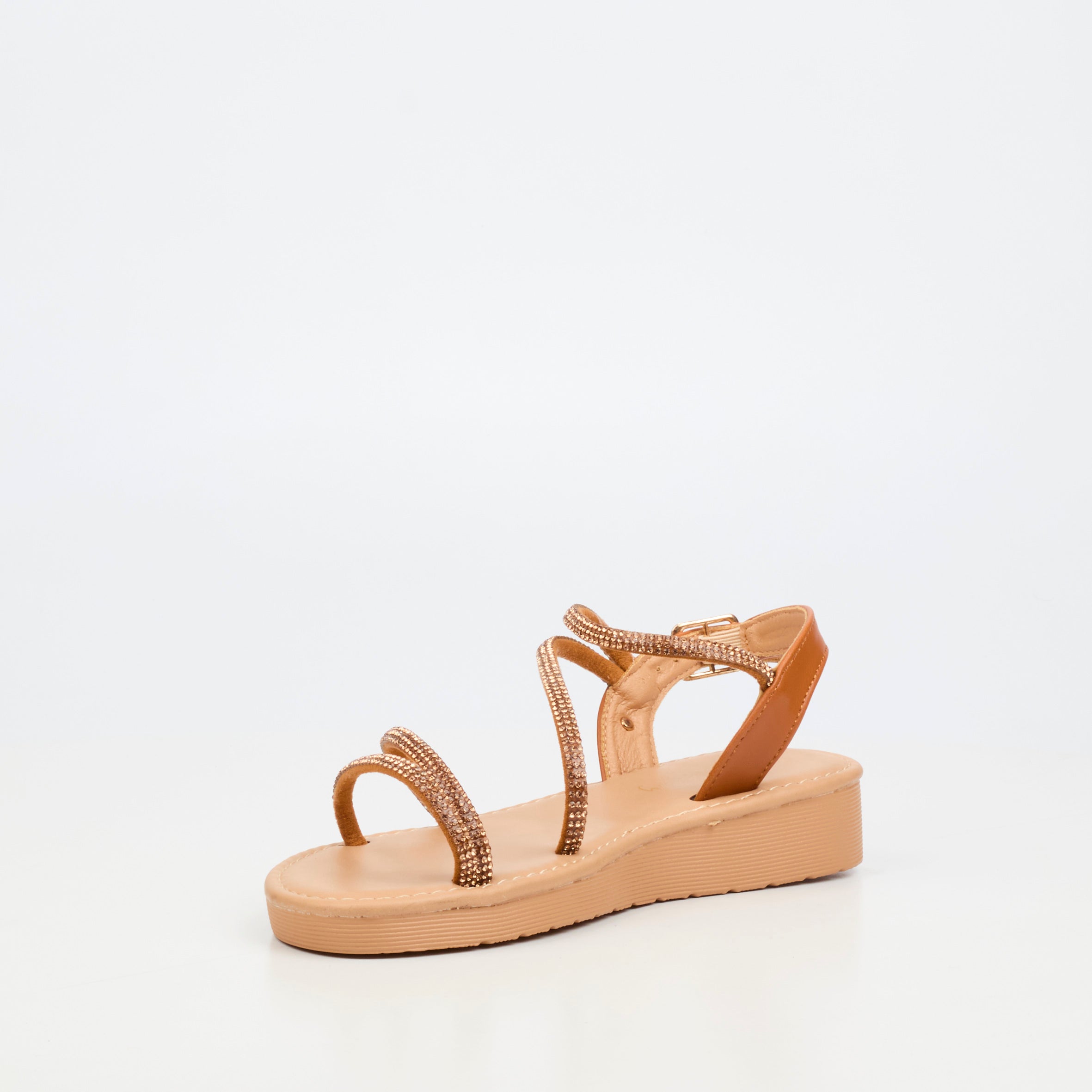 Flutterby Luna 1 Wedge - Tan (Youth)