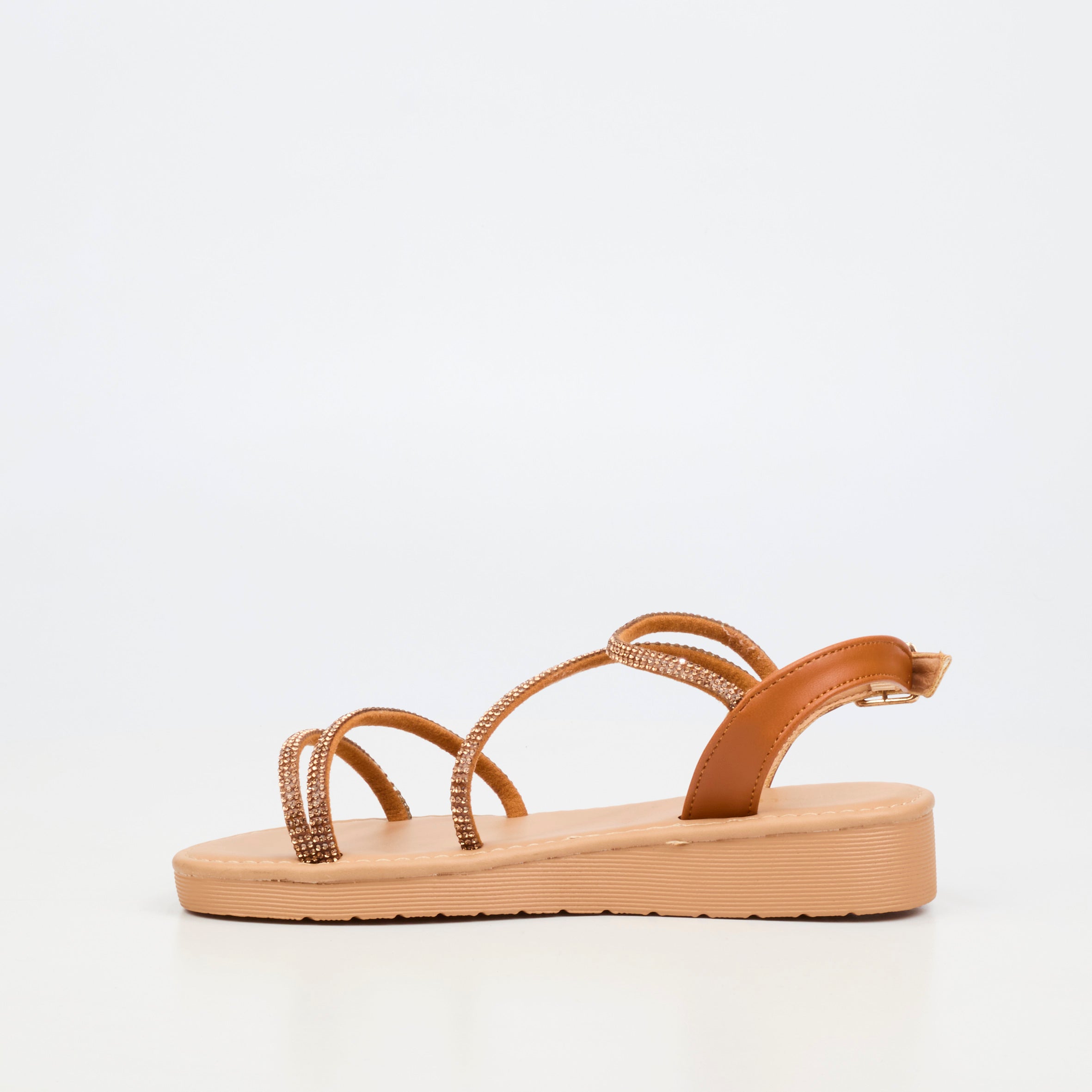 Flutterby Luna 1 Wedge - Tan (Youth)